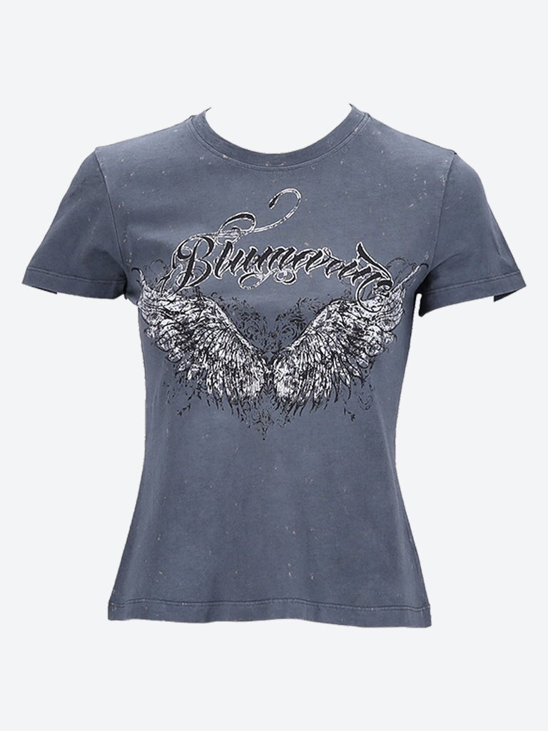 Printed cotton t-shirt 1