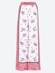 Printed twill pants ref: