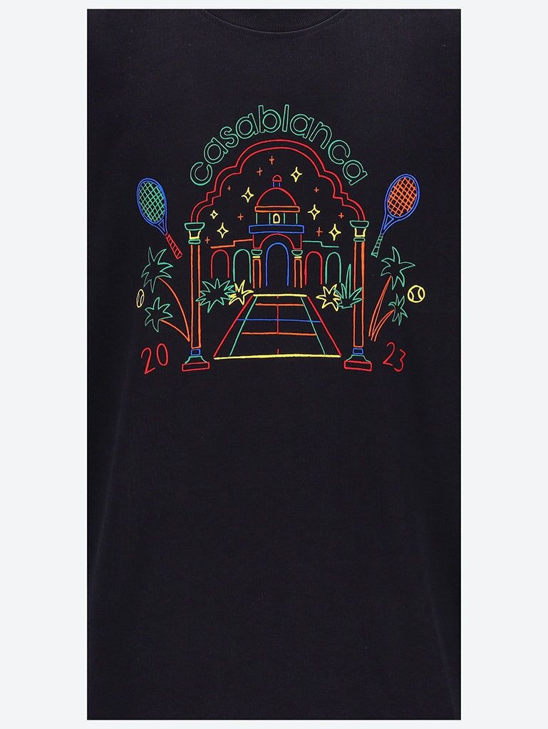 Rainbow crayon temple t-shirt 2