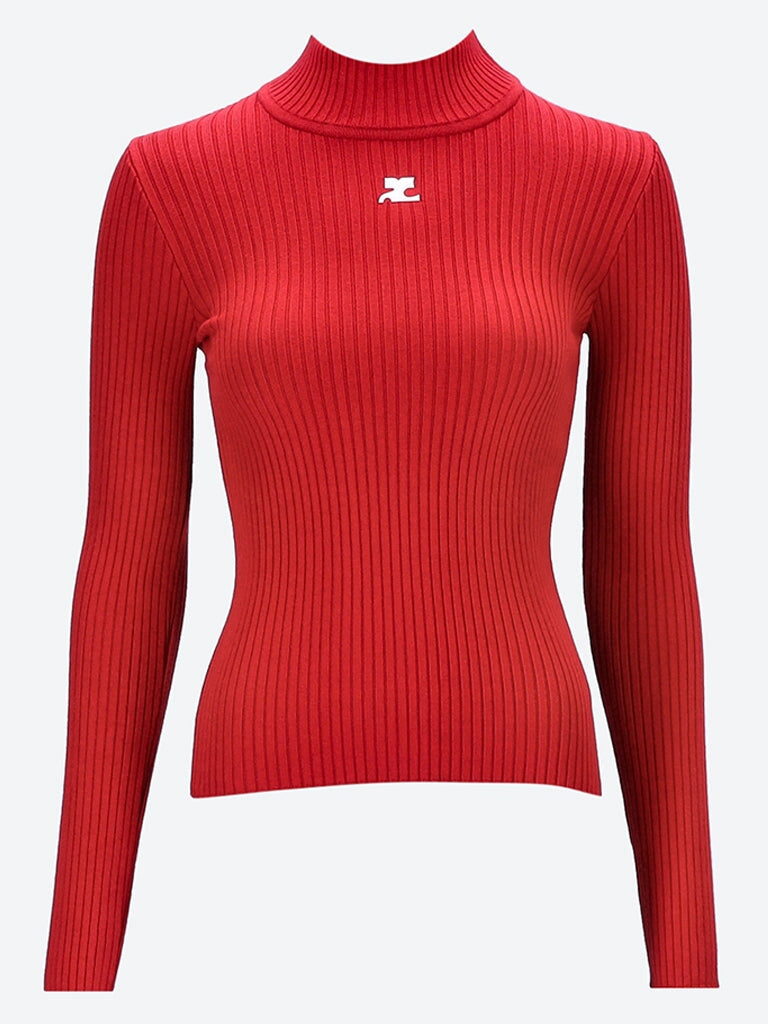 Reedition rib knit sweater 1