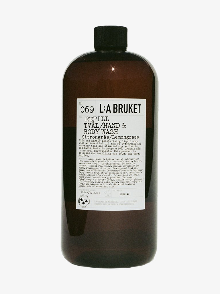 Refill hand & body wash lemongrass 1