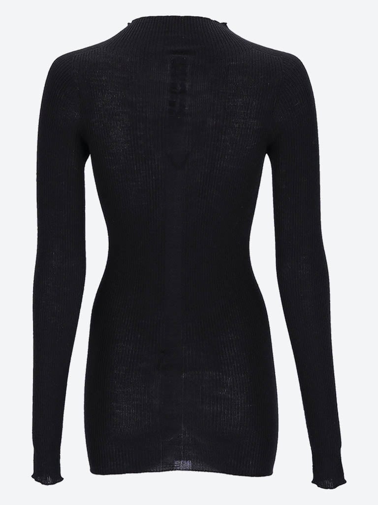 Ribbed lupetto turtleneck sweater 3