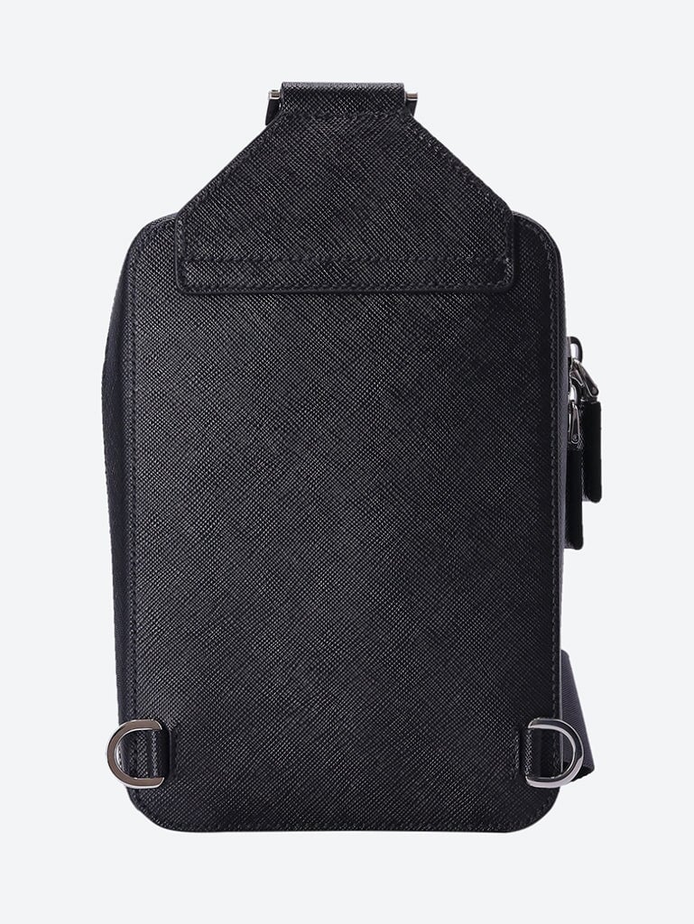 Saffiano leather backpack 3