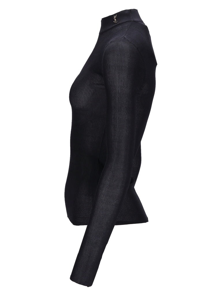 Second skin long sleeve silk top 2
