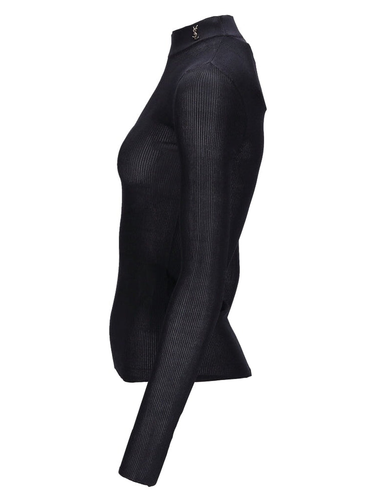 Second skin long sleeve silk top 2