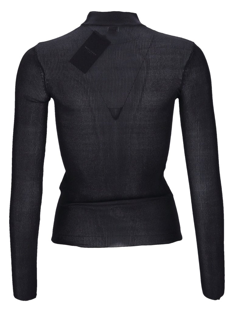 Second skin long sleeve silk top 3