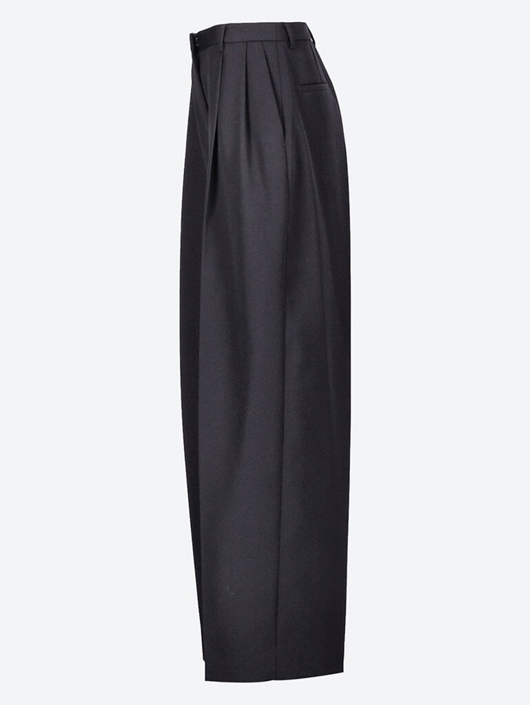Sharp wool gabardine pants 2
