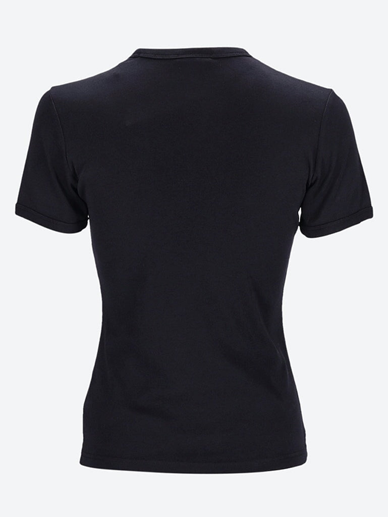 Sunset bumpy short sleeve t-shirt 2