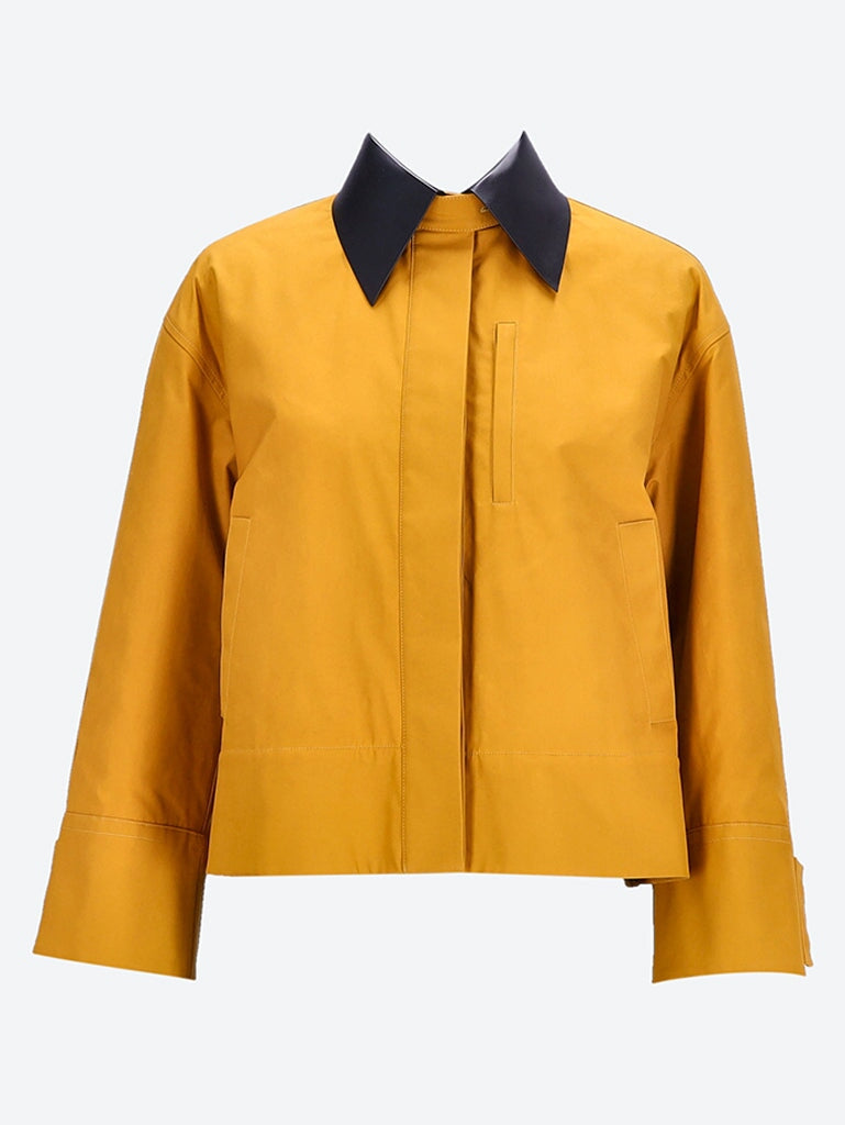 Waxed cotton overshirt 1
