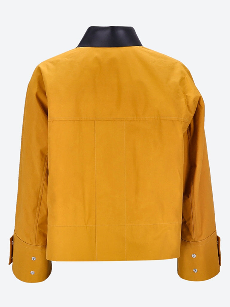 Waxed cotton overshirt 3