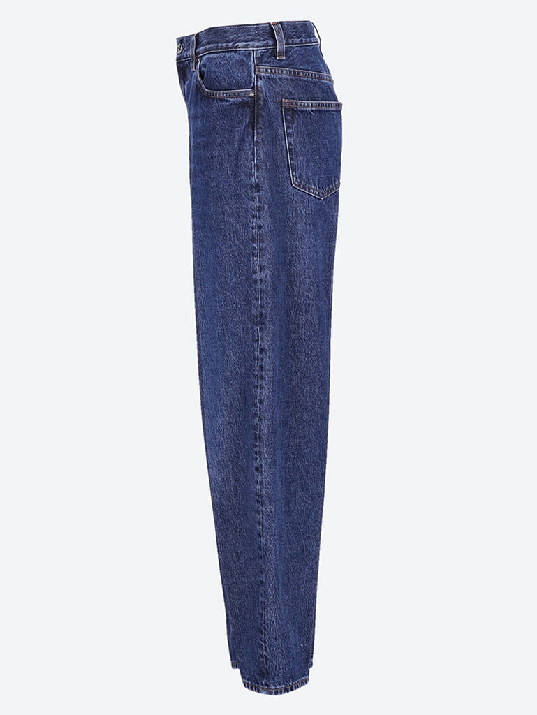 Jean à jambes effilées larges 2
