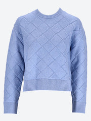 Wool intreccio knit crewneck sweate ref: