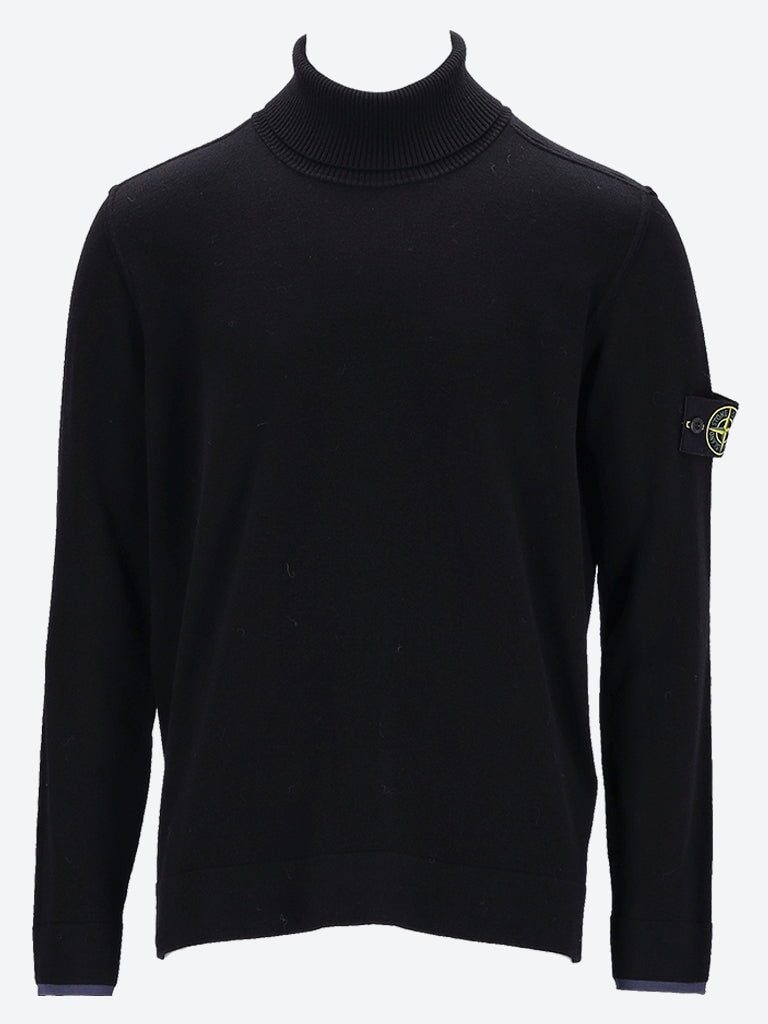 Wool turtleneck knitwear 1