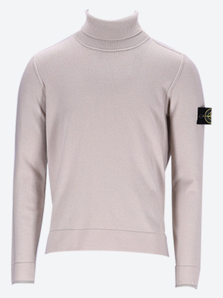 Wool turtleneck knitwear 1