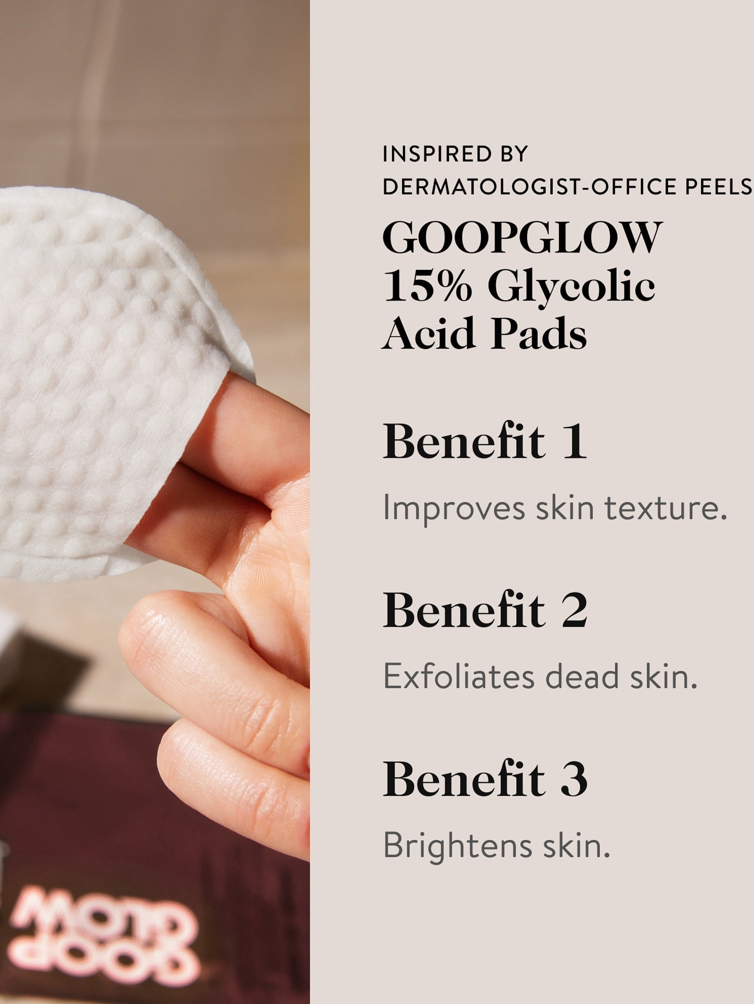15% glycolic acid overnight glowpee 8