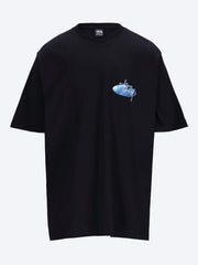 Ovales T-Shirt mit Wellenmuster ref: