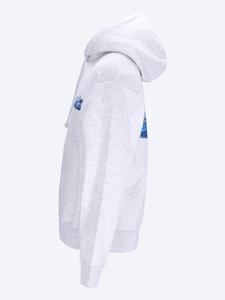 Sweat à capuche ovale Wave 2