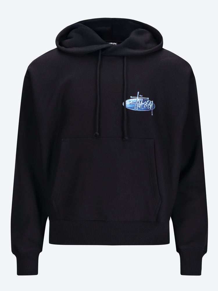 Wave oval hoodie 1