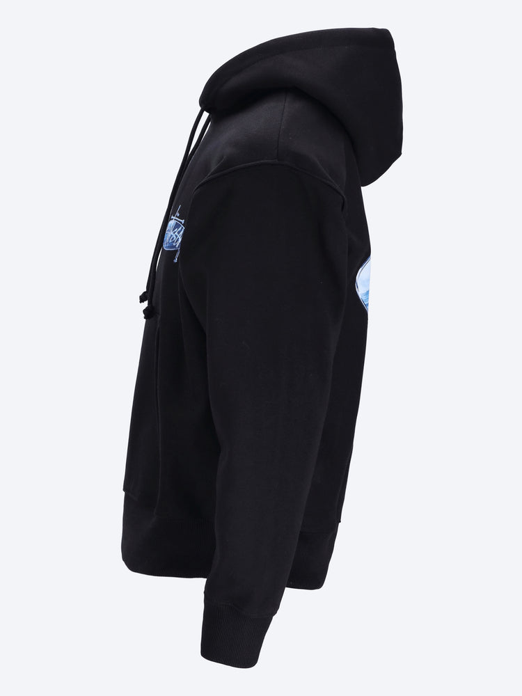 Wave oval hoodie 2