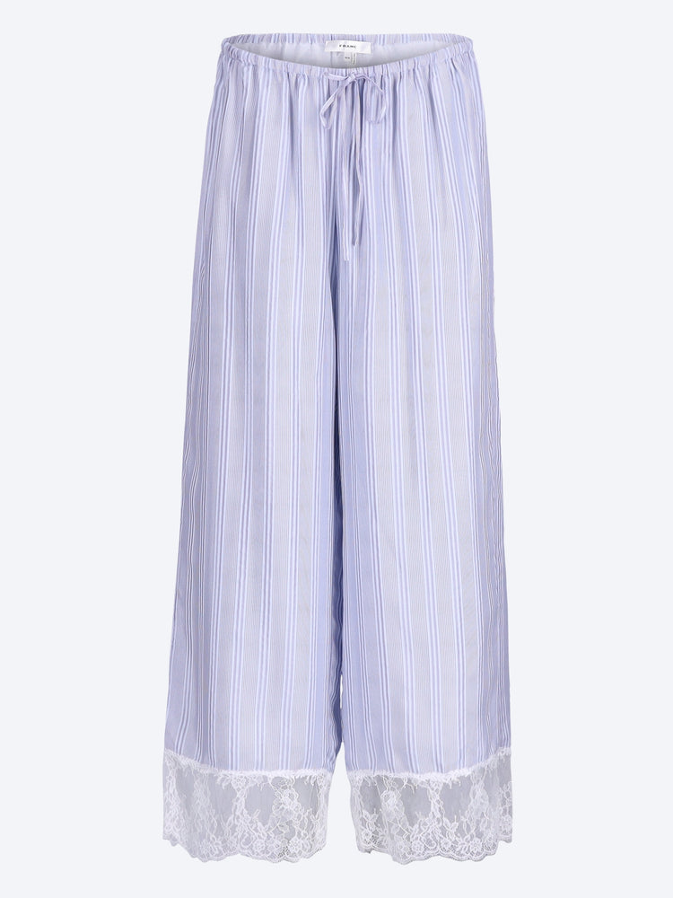 Le pantalon de détente en dentelle à rayures 1
