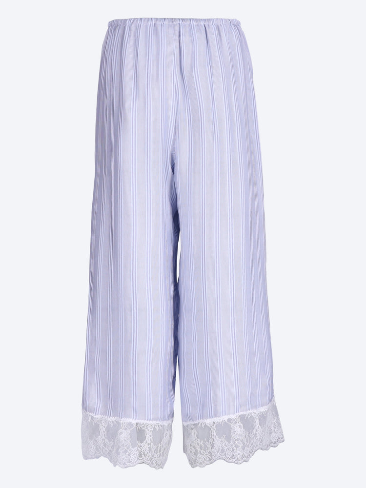 Le pantalon de détente en dentelle à rayures 3
