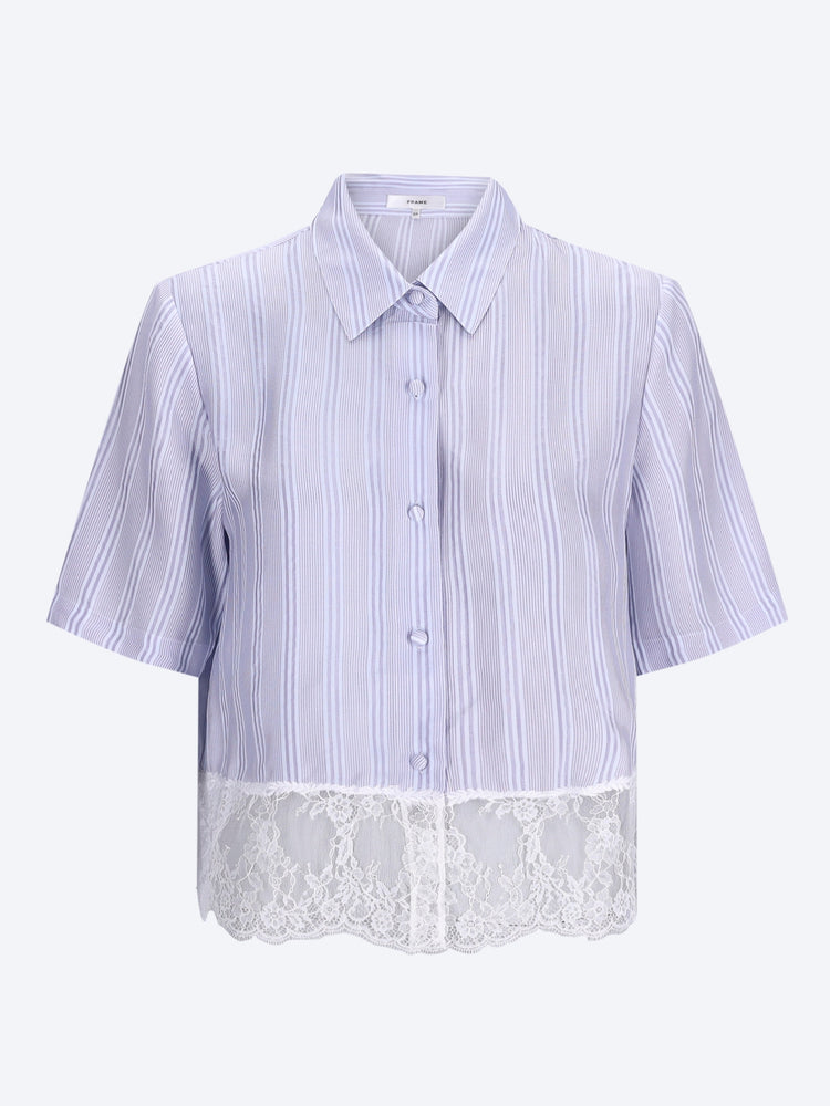 La chemise en dentelle rayée 1