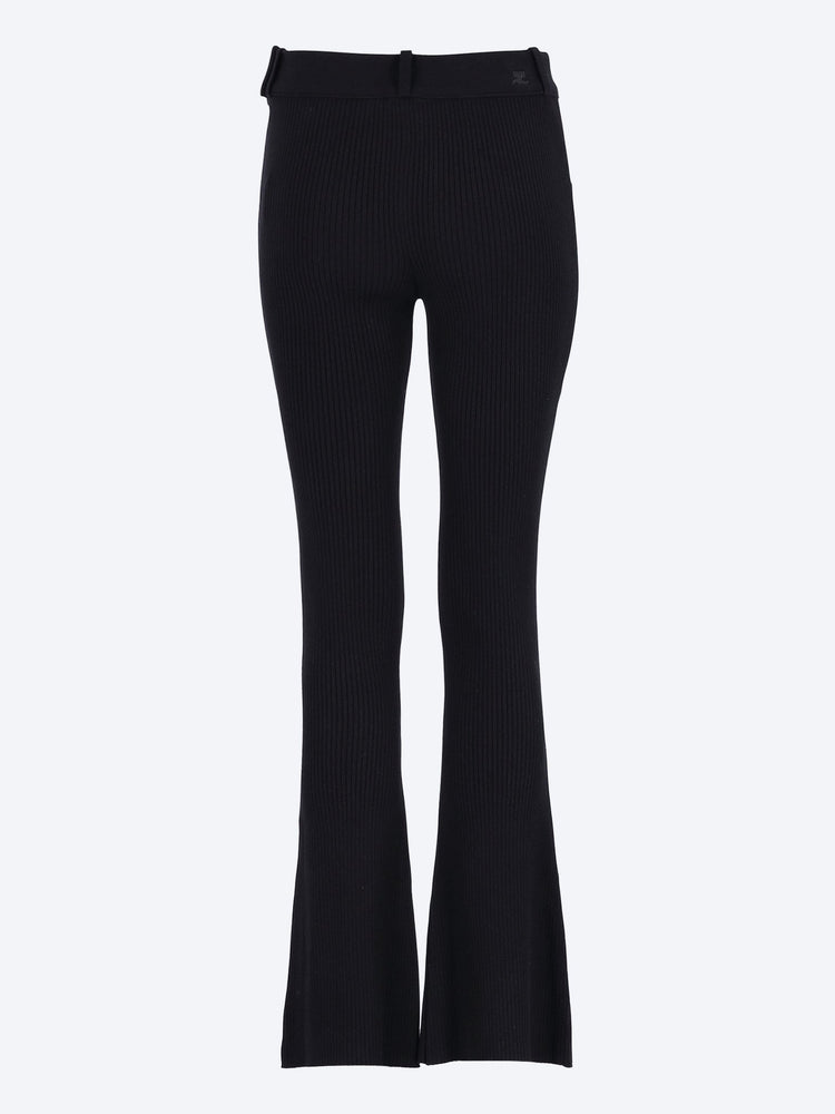 2-pockets rib knit pants 3