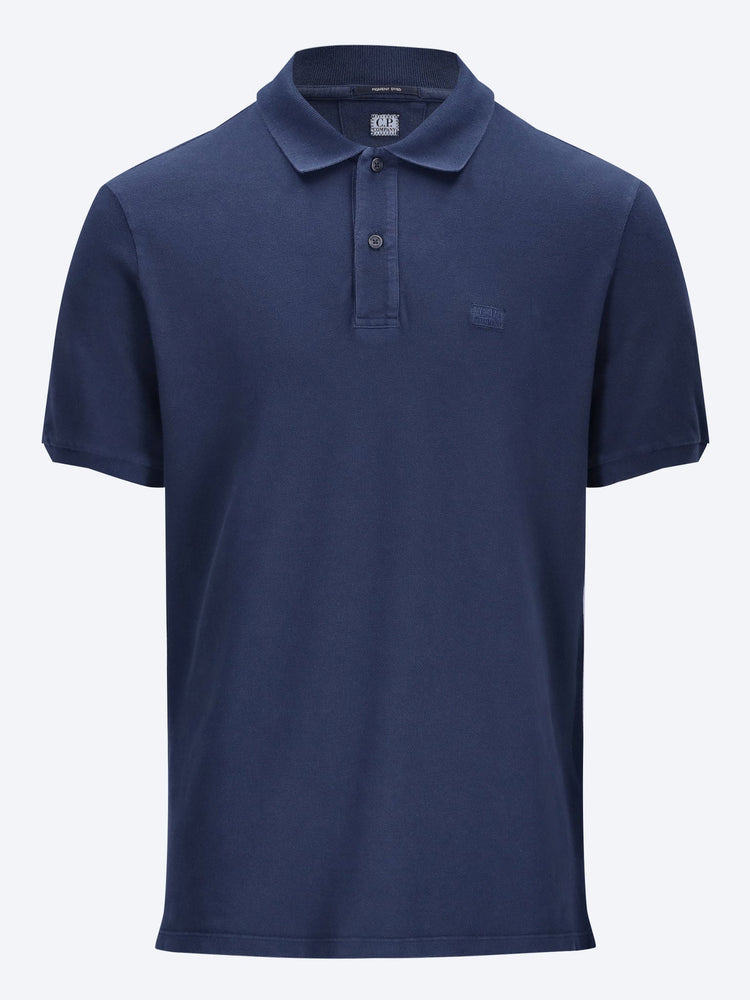 24/1 piquet pigment dyed short sleeve polo 1