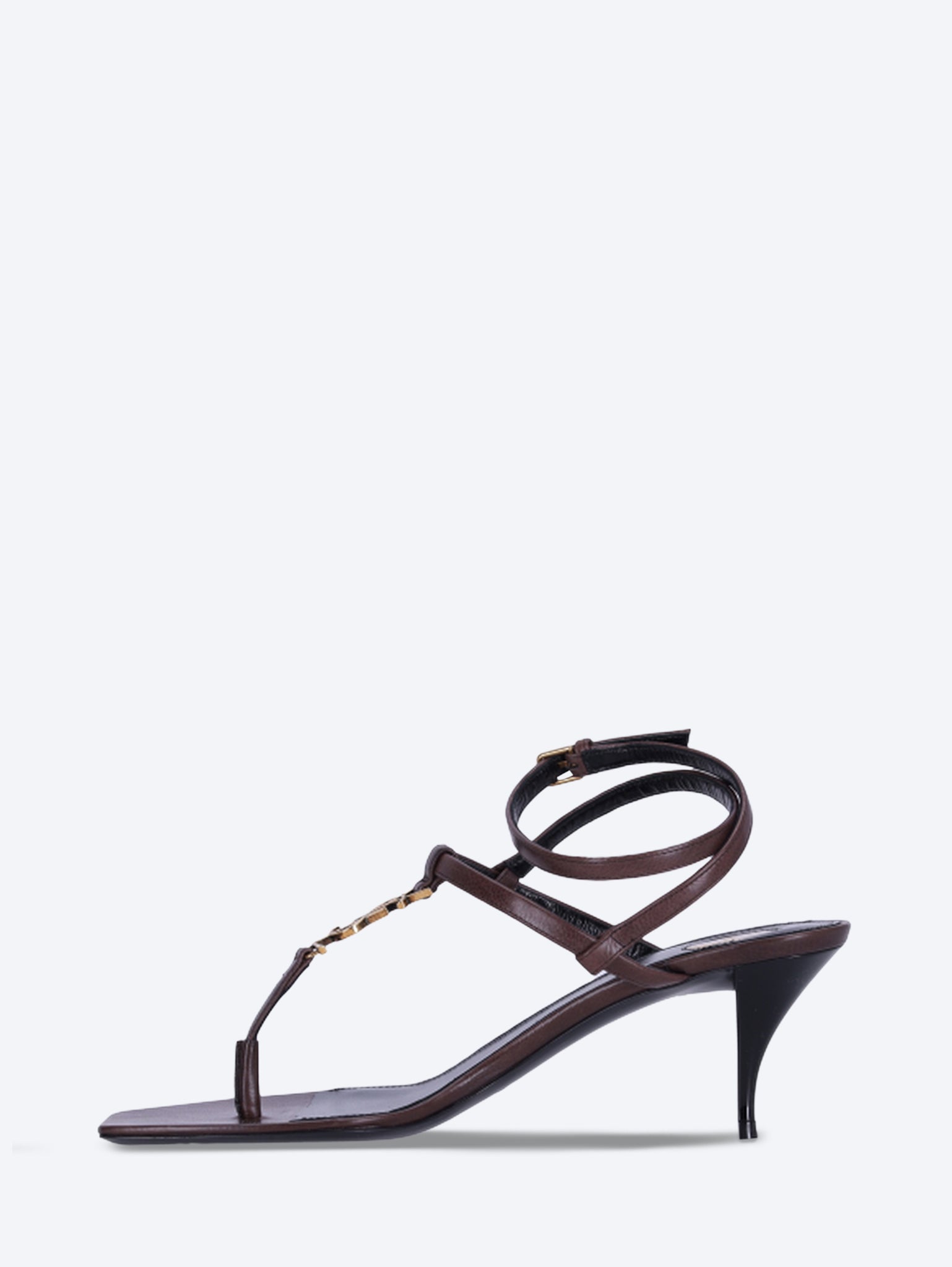 Leather mid heel pumps 4