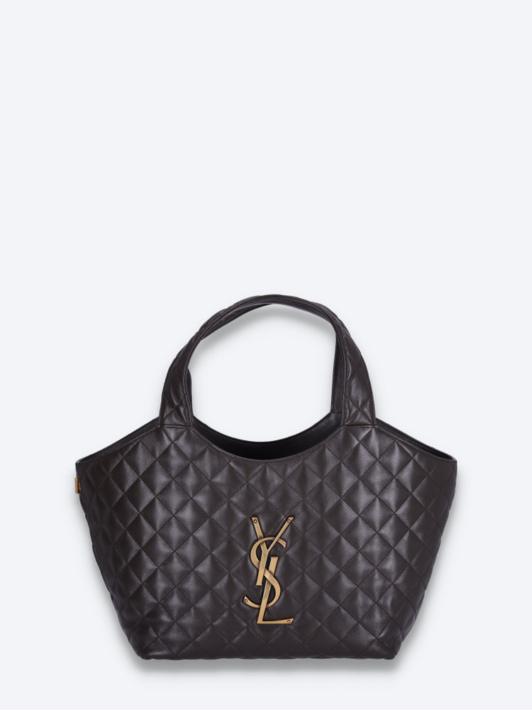 Icare medium quilted leather shoulder bag 1