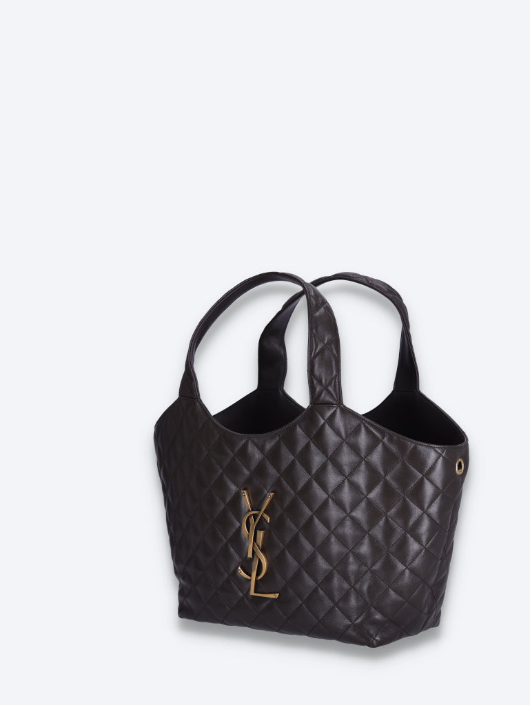 Icare medium quilted leather shoulder bag 2