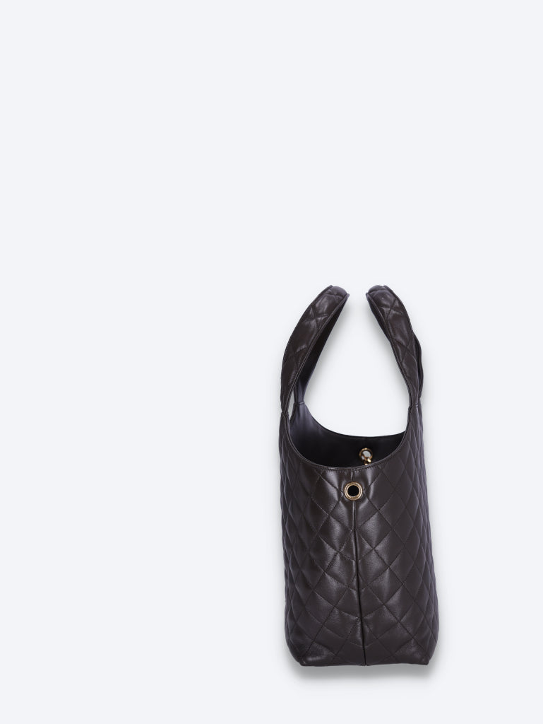 Icare medium quilted leather shoulder bag 3