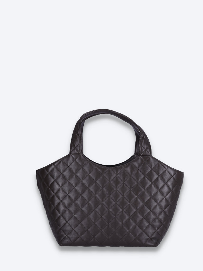 Icare medium quilted leather shoulder bag 4