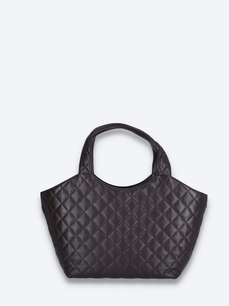 Icare medium quilted leather shoulder bag 4