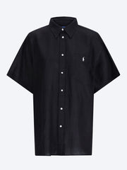 Chemise sport tissée en lin ref: