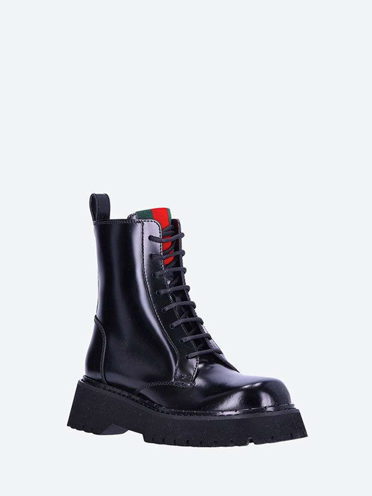 Lace up leather boots 2