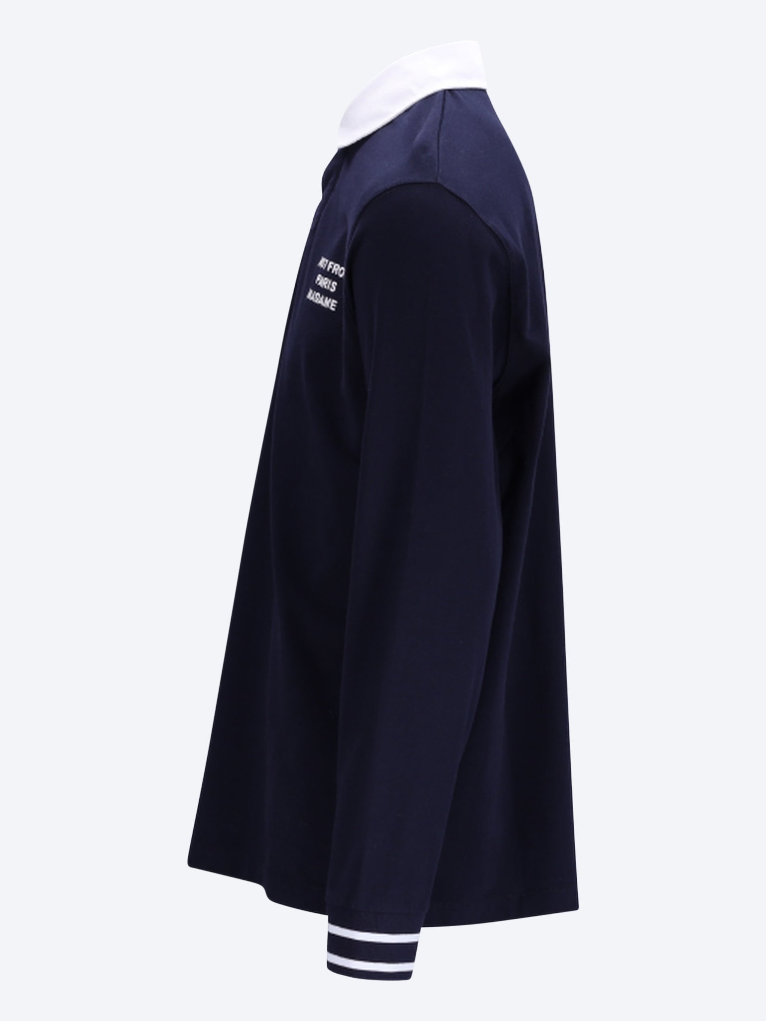 Langarm-Poloshirt mit Slogan 2