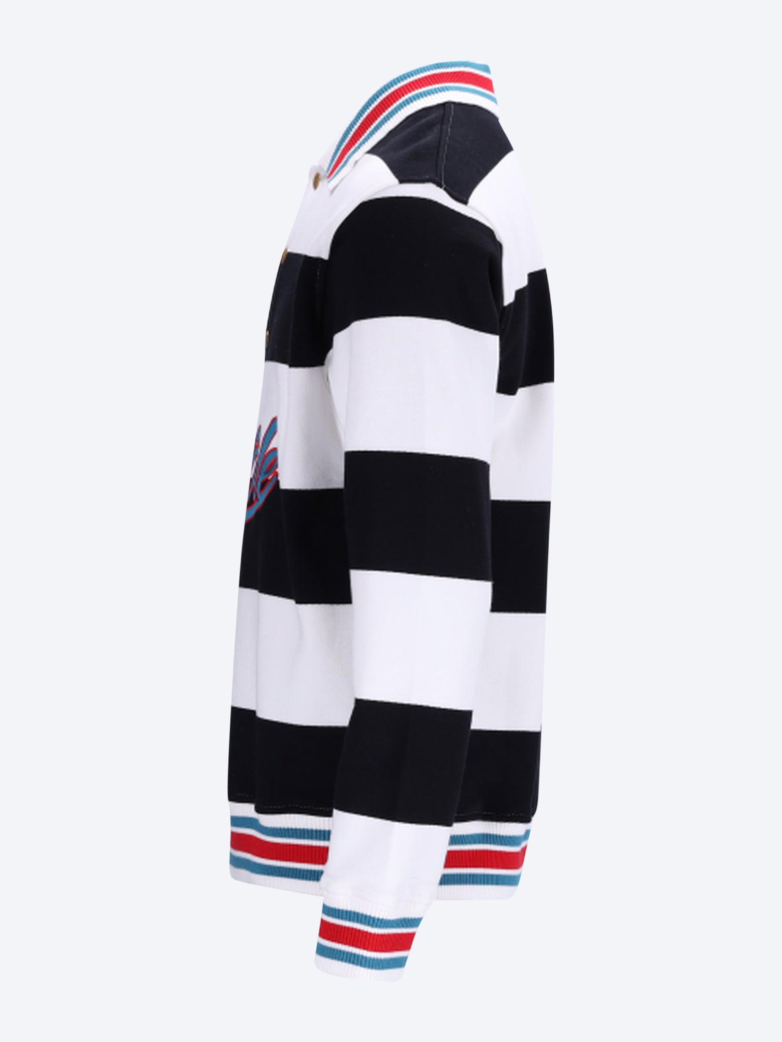 Drùle-Poloshirt mit bestickten Streifen 2