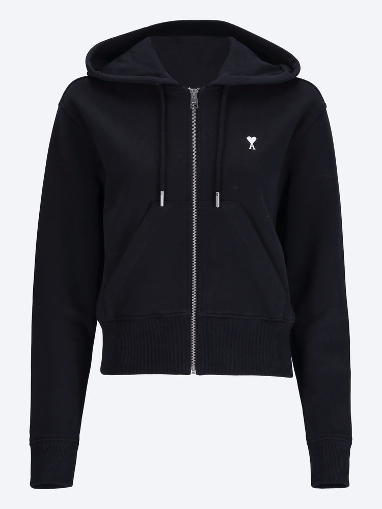 Hoodie with contrasted ami de coeur 1