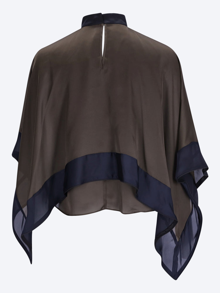 Pullover aus Satin und Chiffon 2