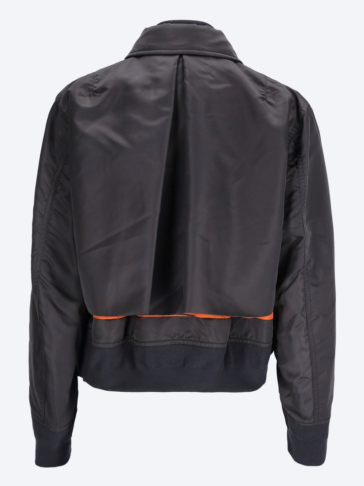 Nylon twill blouson jacket 3