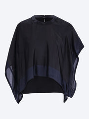 Satin x cotton jersey t-shirt ref: