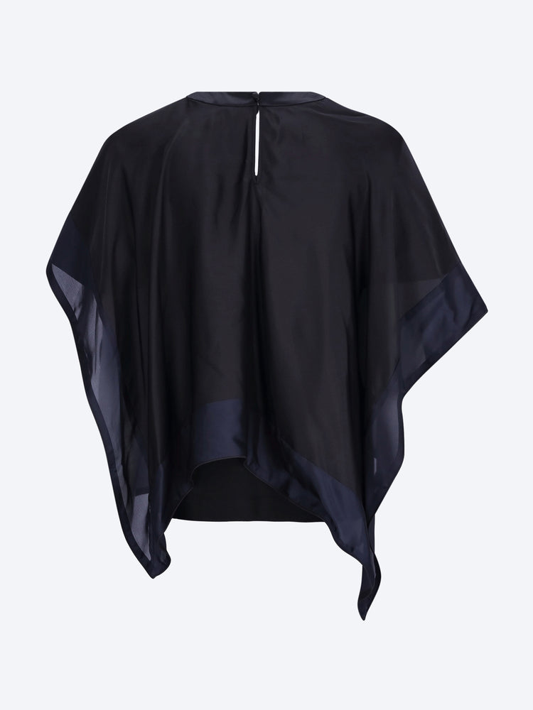 Satin x cotton jersey t-shirt 2