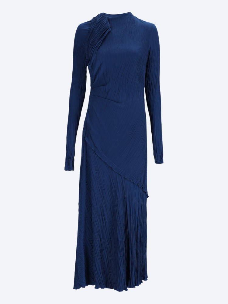 Robe plissée à manches longues 1