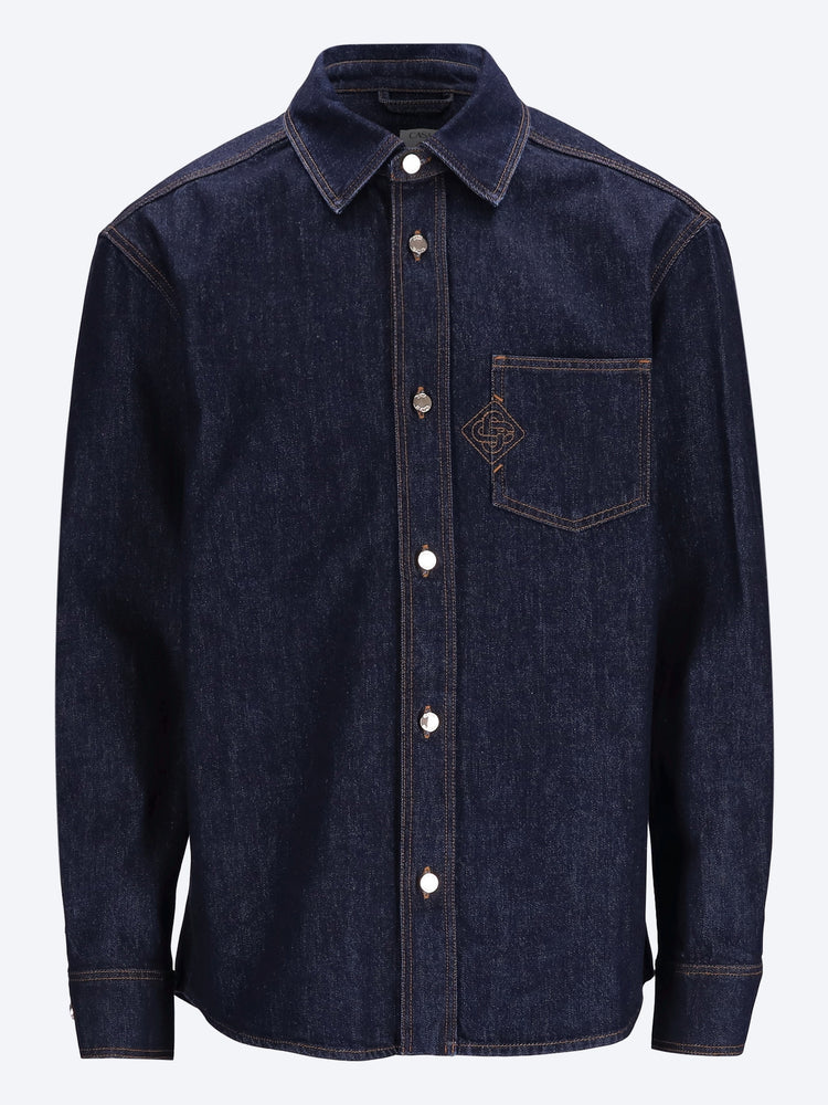 Raw denim shirt 1