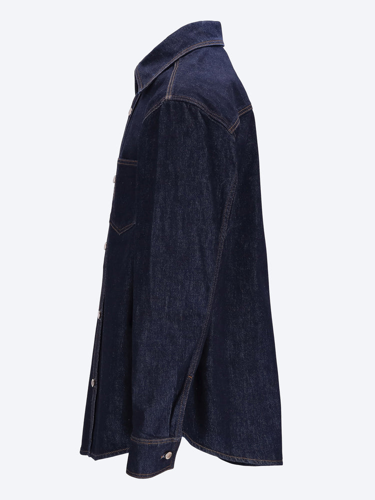 Raw denim shirt 2