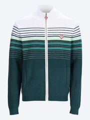 Boucle stripe zip up sweatshirt ref: