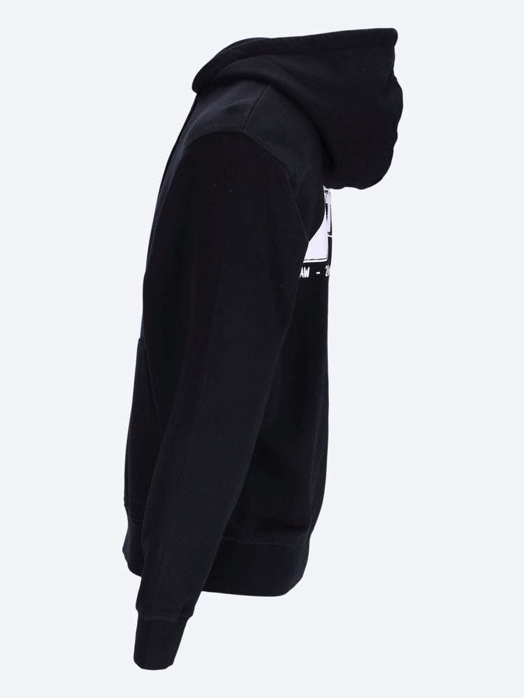 Receipt back print hoodie 2