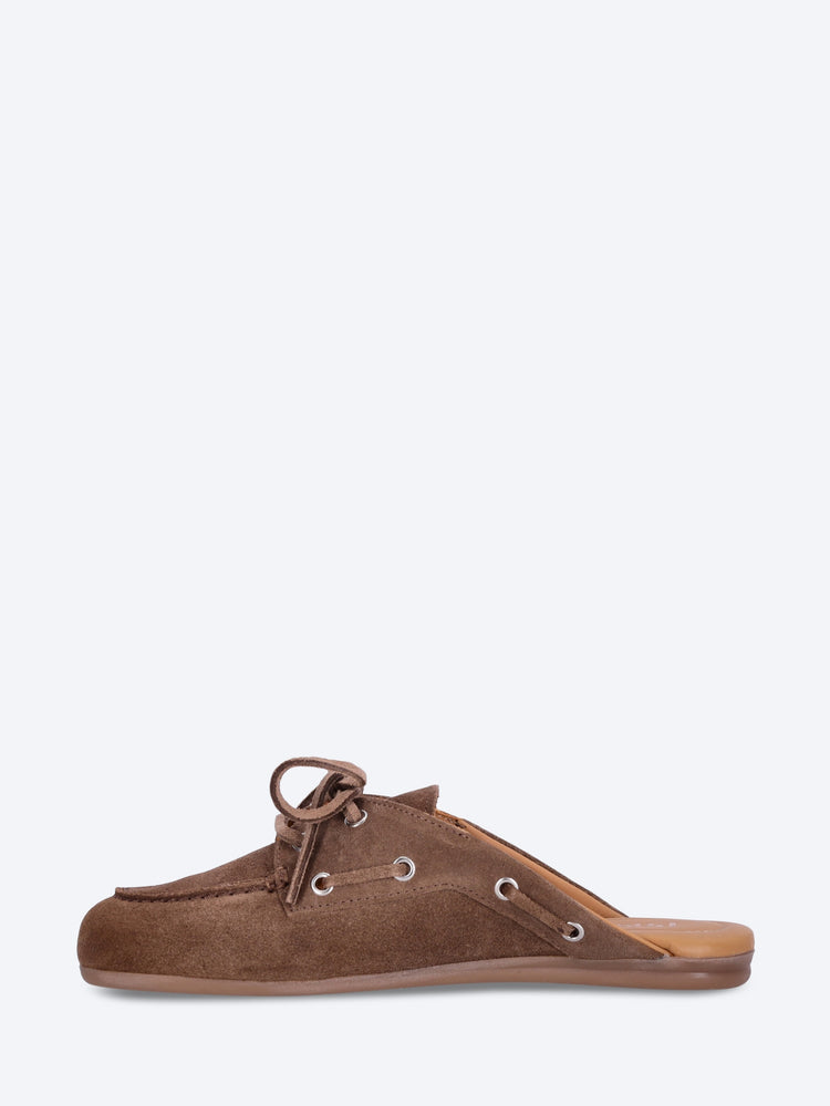 Boots-Slipper aus gebürstetem Wildleder 4
