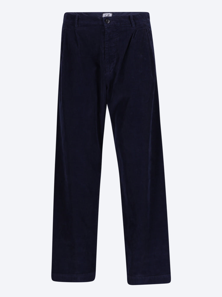 Pantalon ample sans couture en velours côtelé 1
